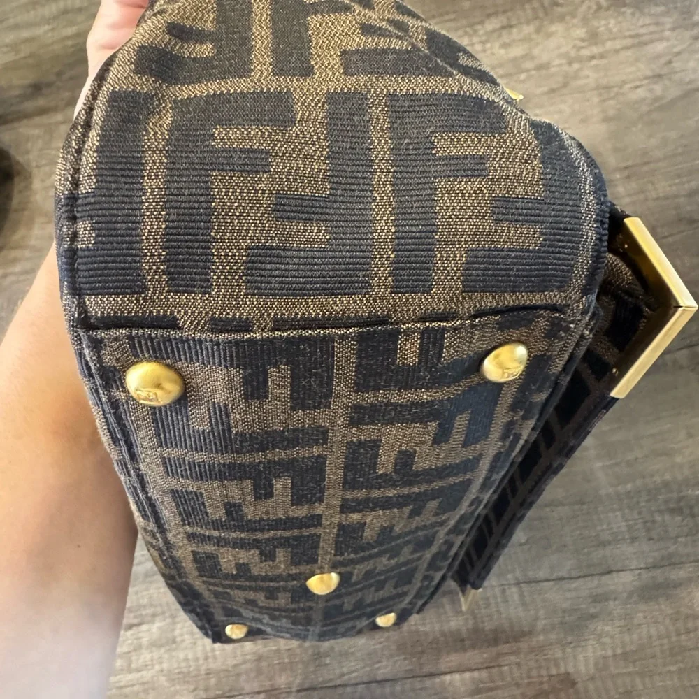 Authentic Fendi Zucca Classico No. 3 Bag